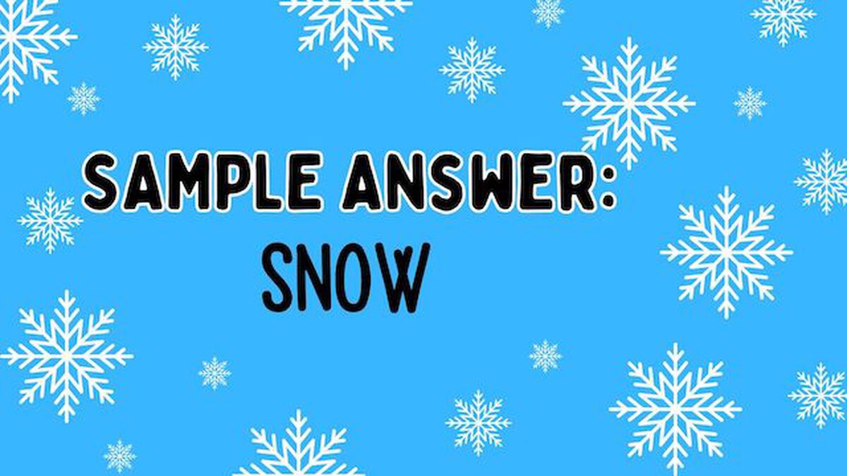 Word Scramble: Winter Edition image number null